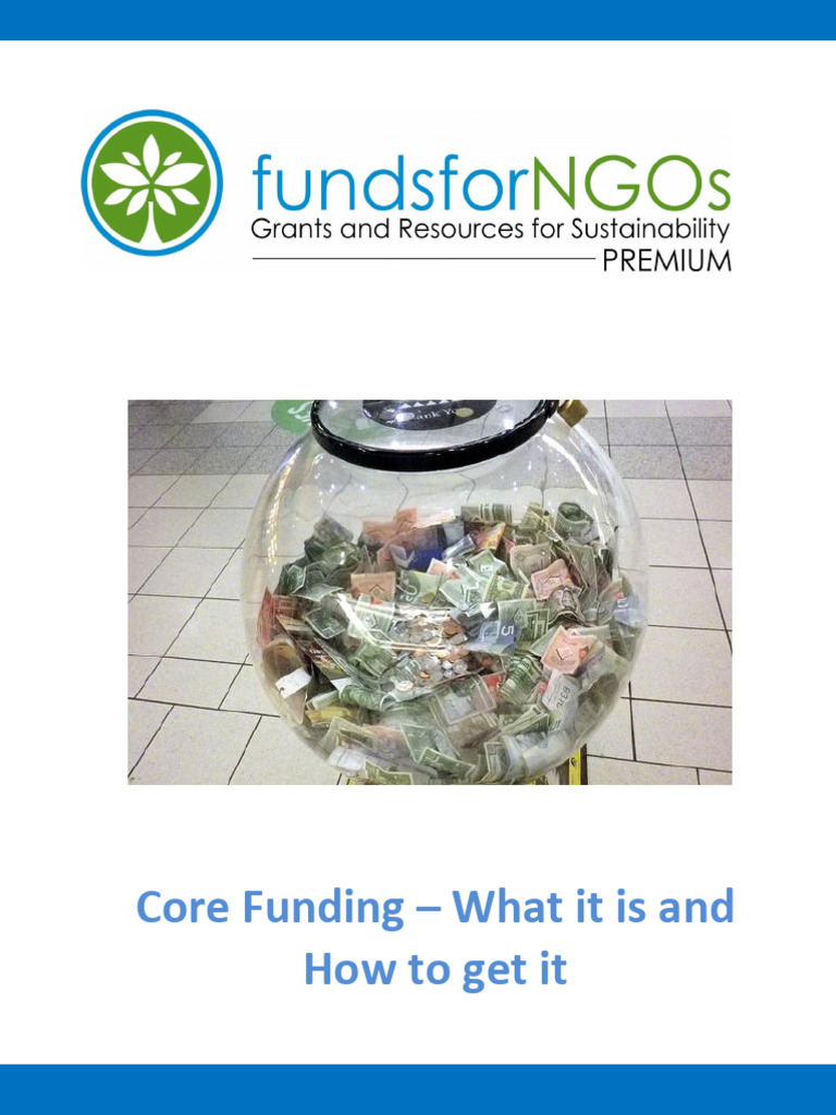 Understanding Core Funding for NGOs | PDF | Non Governmental ...