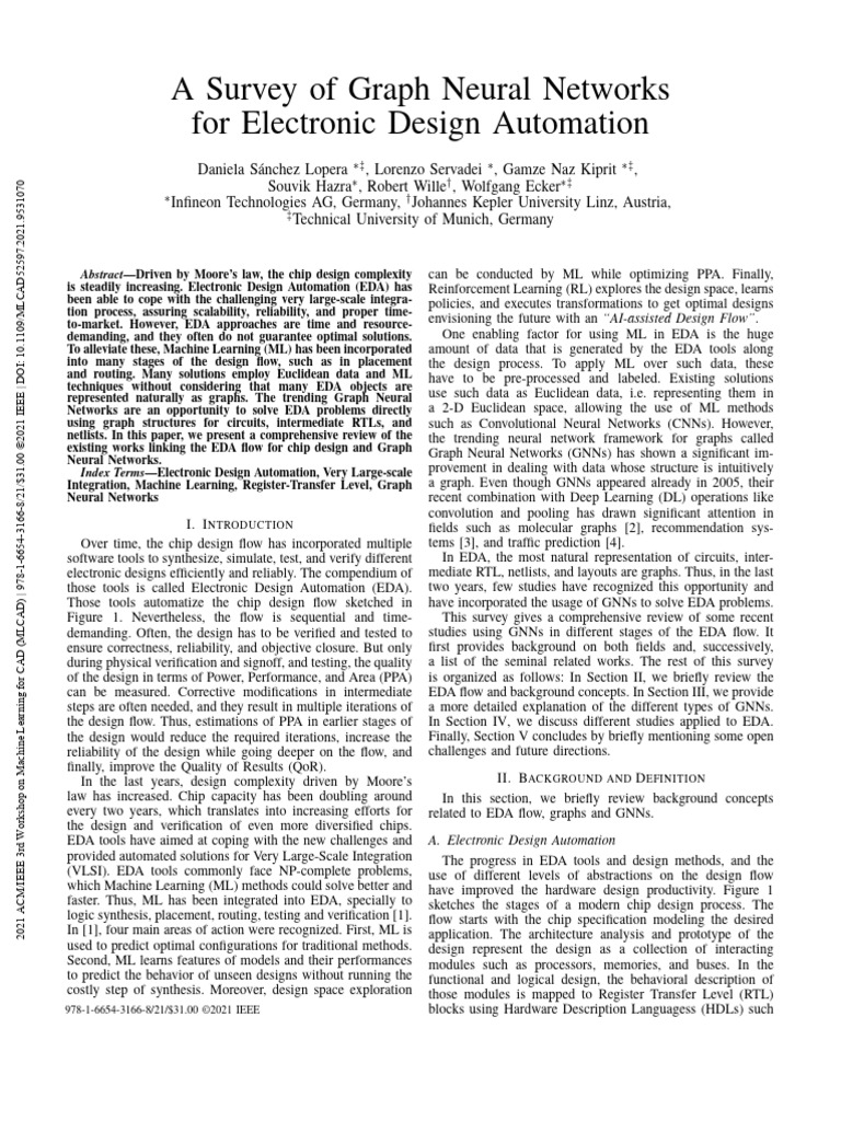 Graph Neural Networks in EDA Survey | PDF | Hardware Description ...