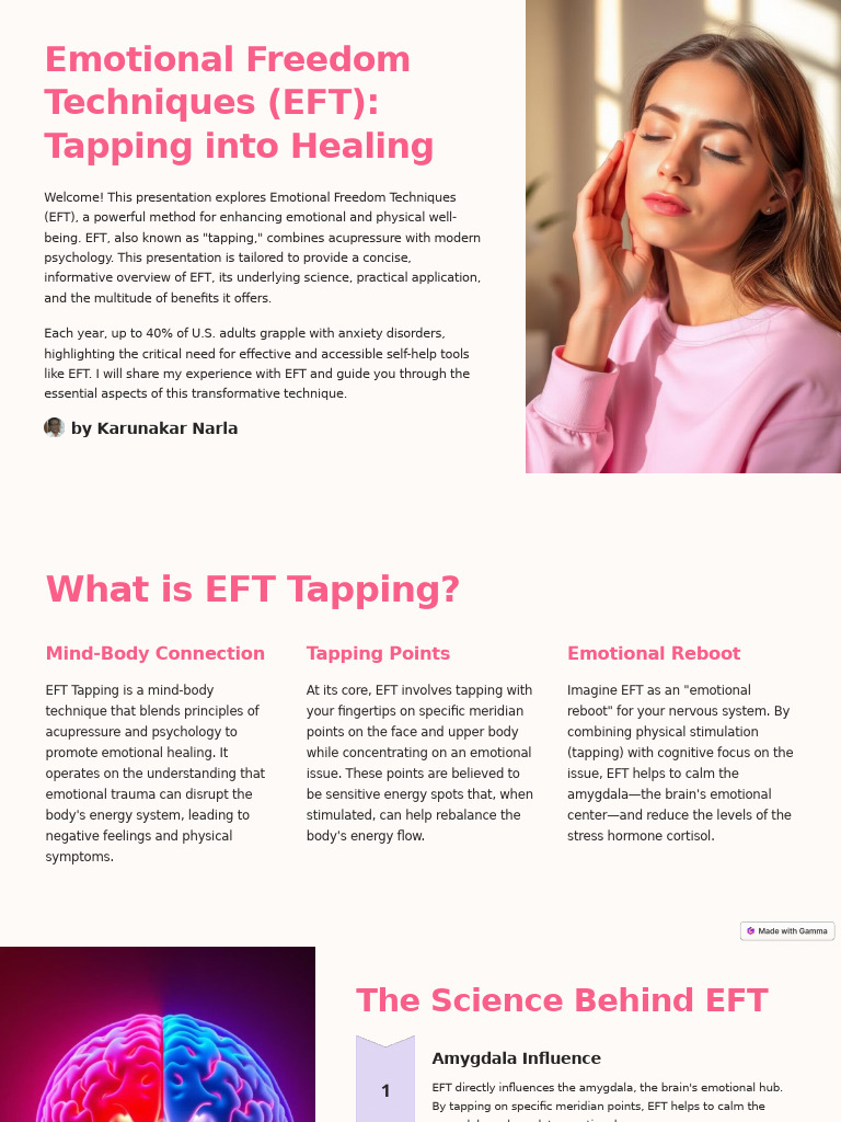 EFT Tapping for Emotional Healing | PDF | Emotional Freedom Techniques ...