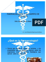 Farmacologia y Su Campo de Estudio