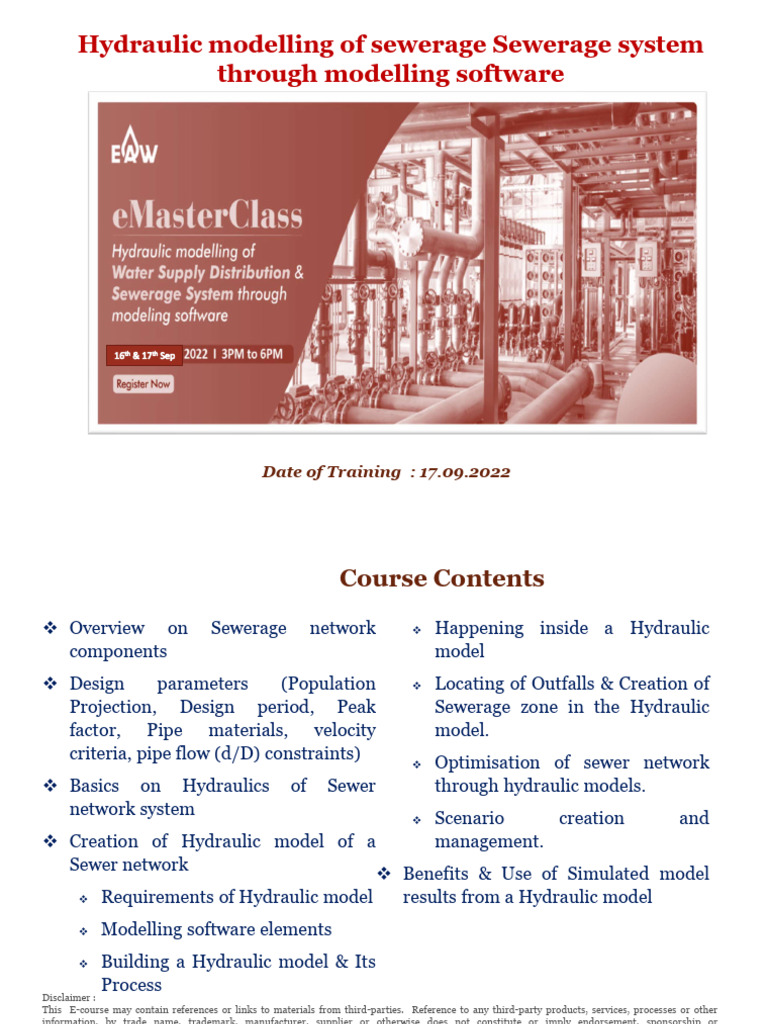 Hydraulic Modelling for Sewer Systems | PDF | Sanitary Sewer | Sewerage