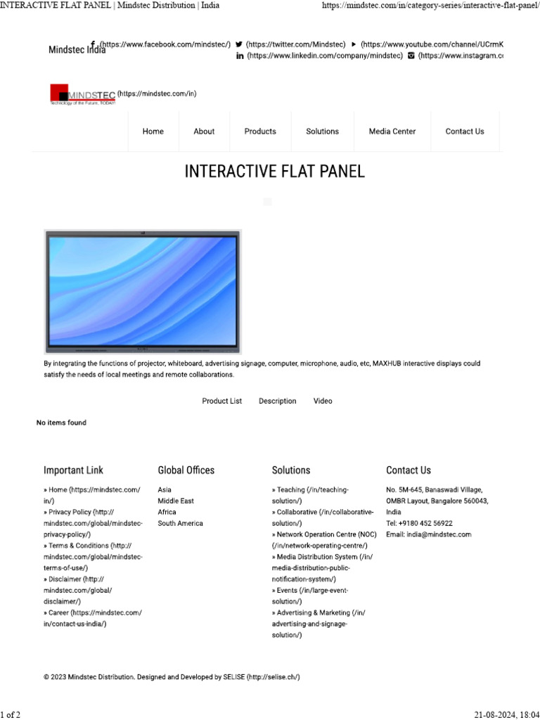 Flat Panel | PDF