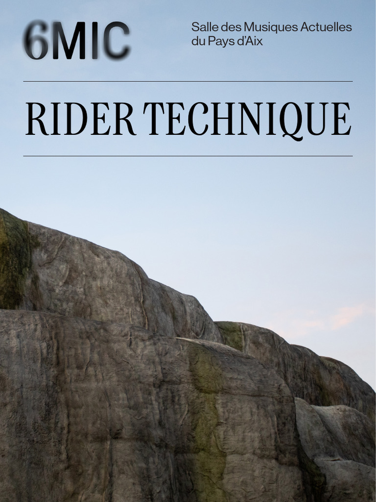 Rider Technique du 6MIC à Aix-en-Provence | PDF