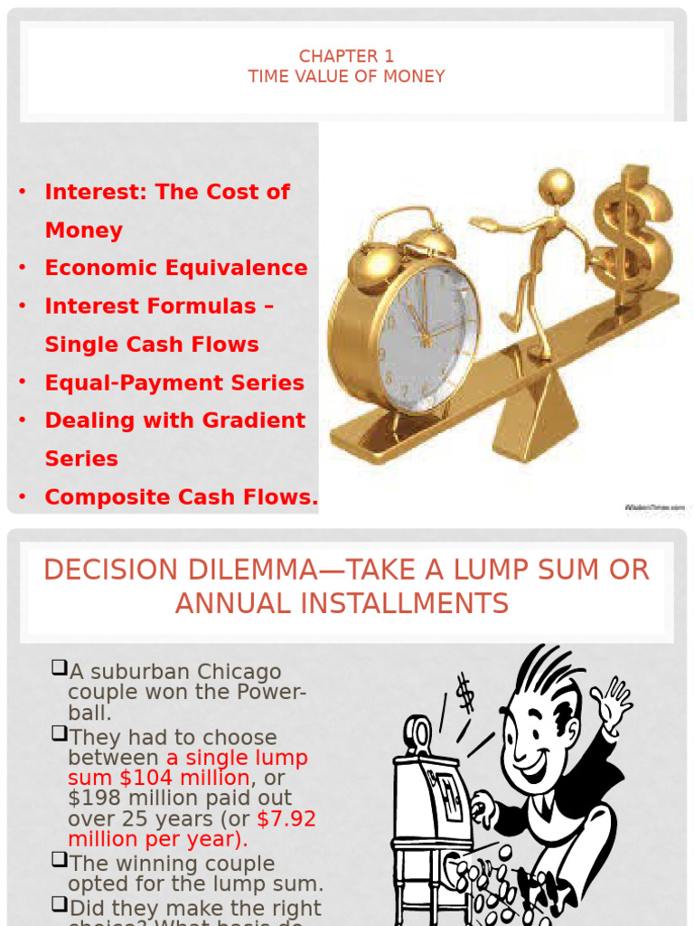 Time Value of Money in Engineering Economics | PDF | Interest | Present ...