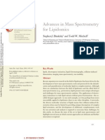 BlanksbySJ10 - Advances in Mass Spectrometry For Lipidomics