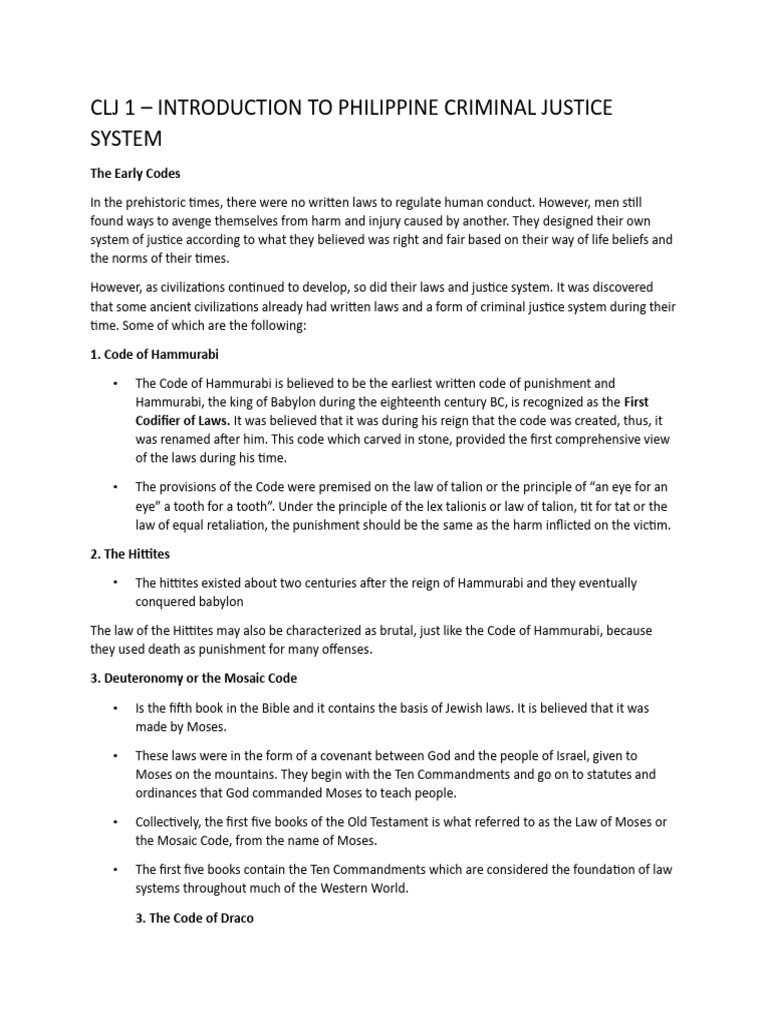 Overview of Philippine Criminal Justice System | PDF | Search And ...