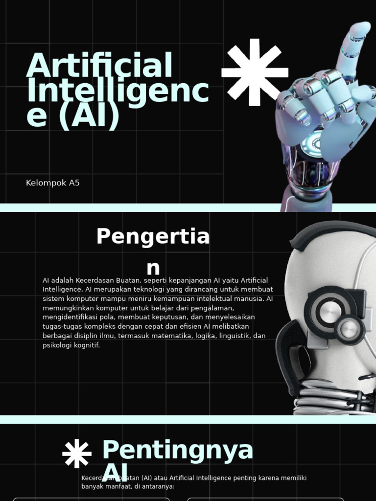Black and White Modern Artificial Intelligence Presentation | PDF
