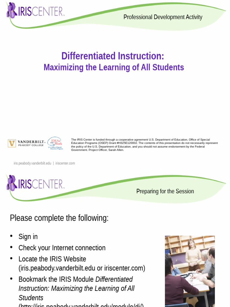 02 Di Powerpoint Slides | PDF | Differentiated Instruction | Human ...