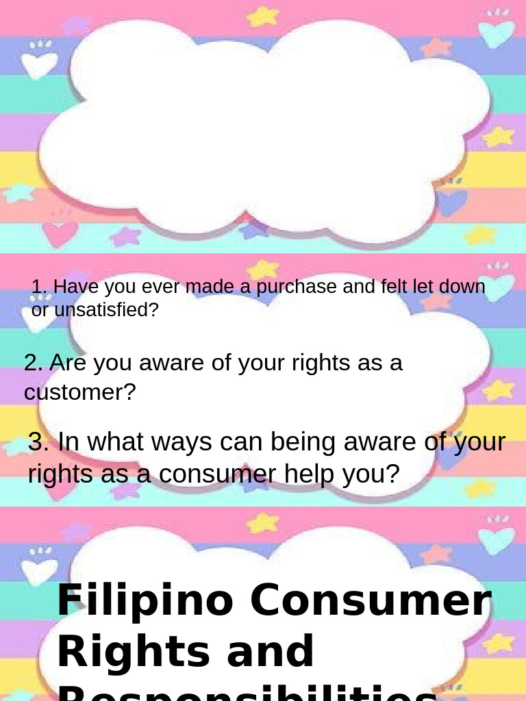 Filipino Consumer Rights Explained | PDF