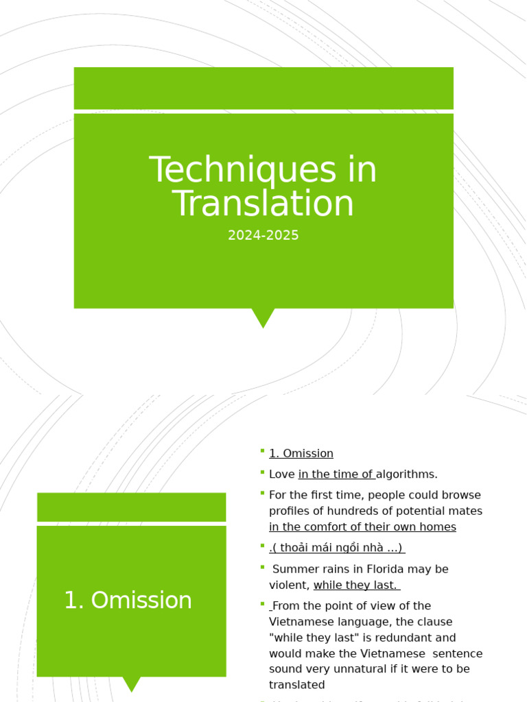 Translation Techniques Overview | PDF | Metaphor | Buttocks