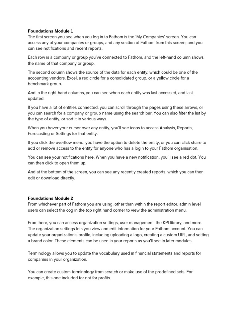Fathom Setup and Management Guide | PDF | Taxes | Depreciation