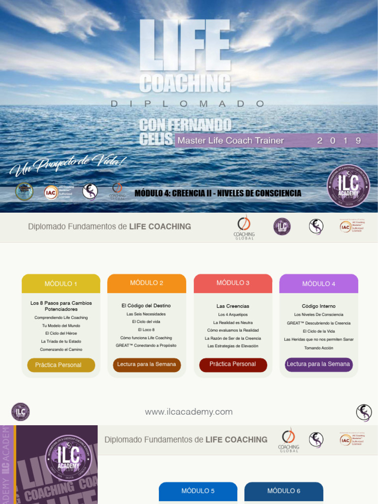 DIPLOMADO DE LIFE COACHING COACHING MODULO 4 Compressed | PDF ...