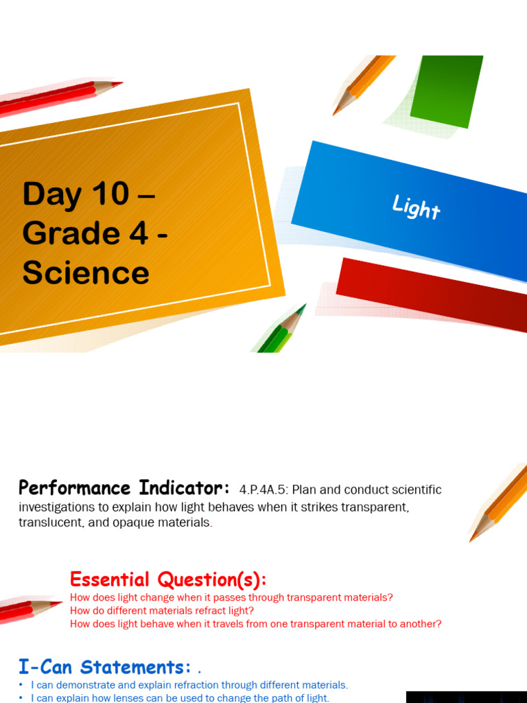 Understanding Light: Transparent vs. Opaque | PDF | Light | Atomic