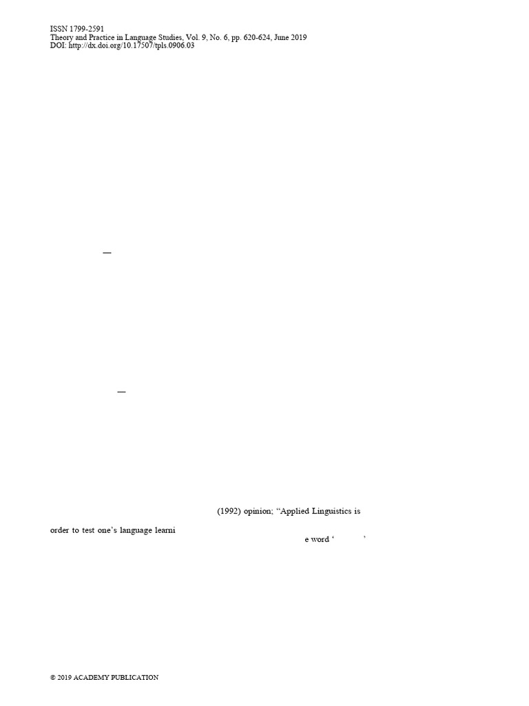 Understanding The Critical Rol | PDF | Linguistics | Educational Assessment