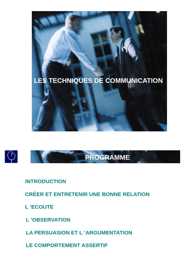 Techniques de Communication Efficaces | PDF | la communication | Sourire