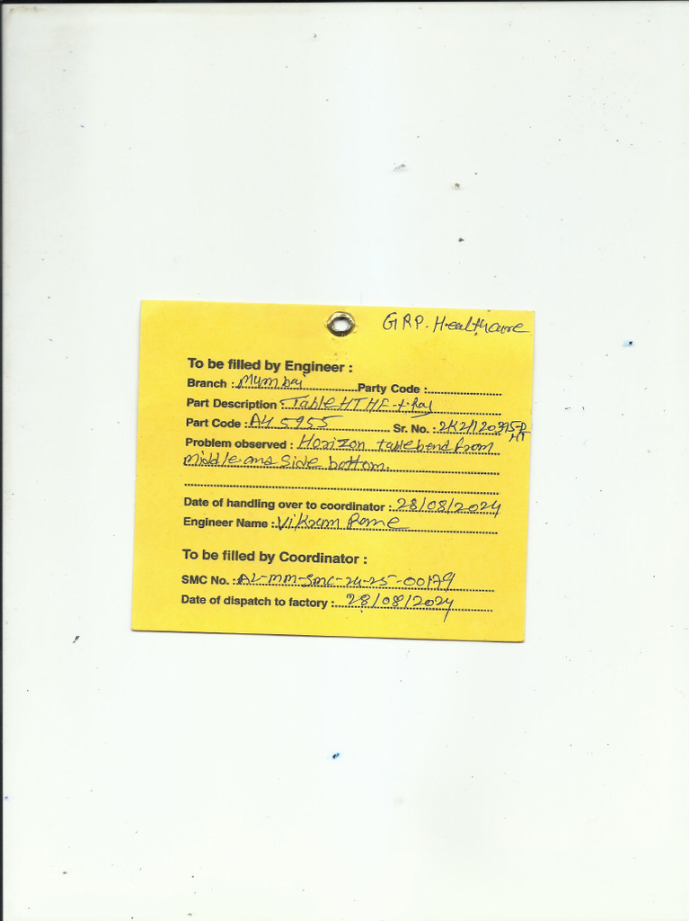 Yellow Card | PDF