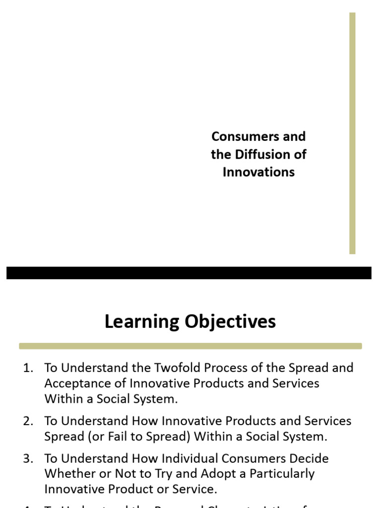Understanding Consumer Innovation Adoption | PDF | Psychology | Social ...