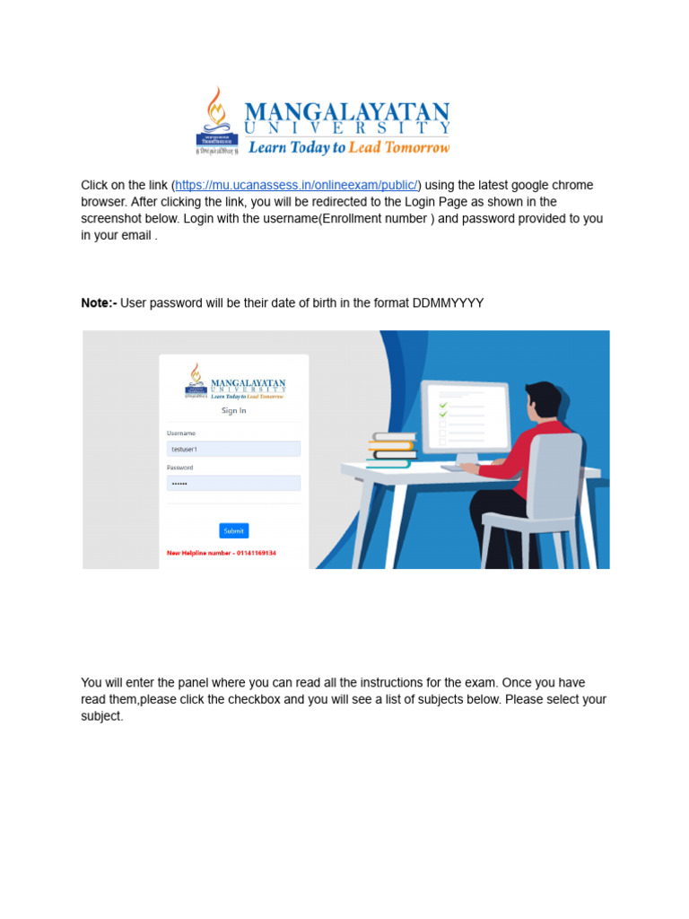Online Exam Instructions and Support | PDF | Computing | Software