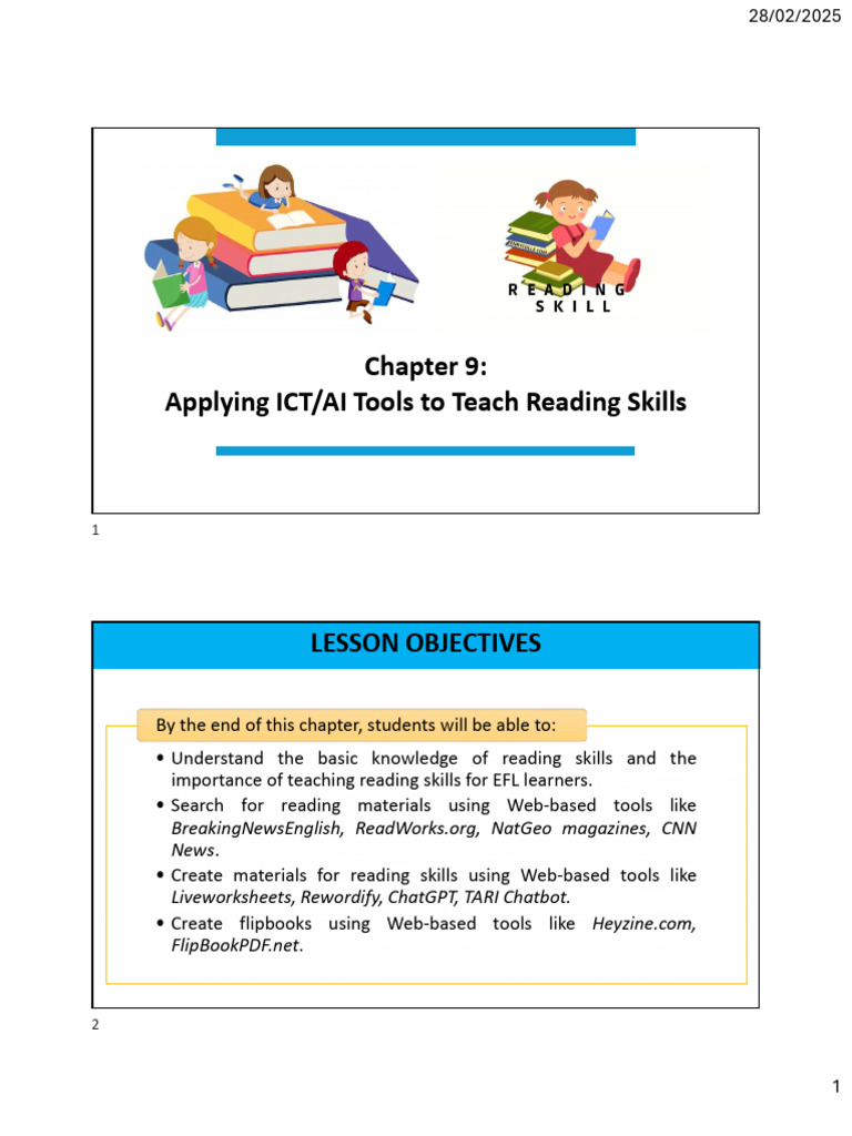 Teaching Reading Skills with ICT/AI Tools | PDF | Reading Comprehension ...