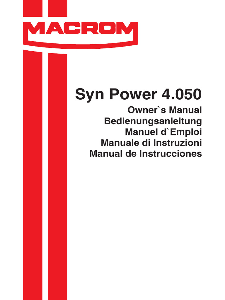 Macrom Syn Power 4.050 Car Amplifier | PDF | Amplifier | Loudspeaker