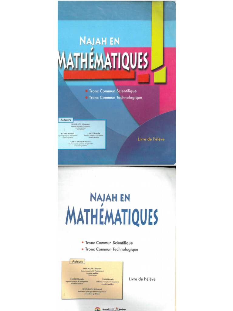 Najah en Matht TR - Commun Sciences-1 | PDF