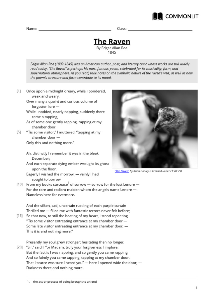 Internal Rhyme in Poe's 