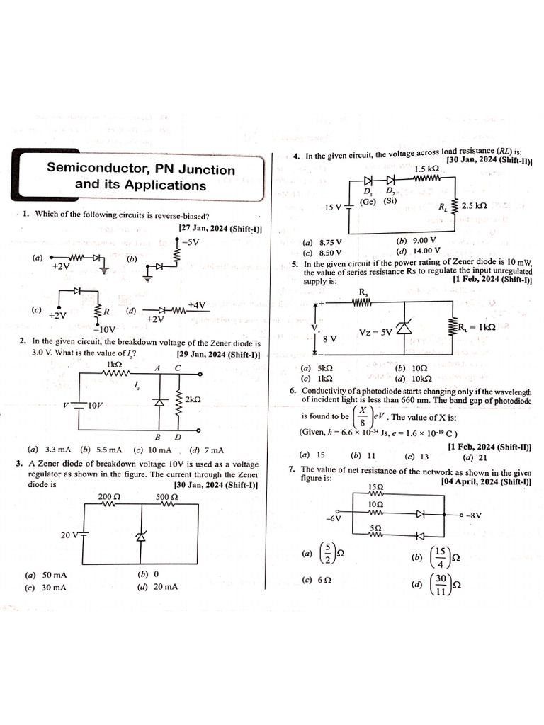 semiconductor jee | PDF