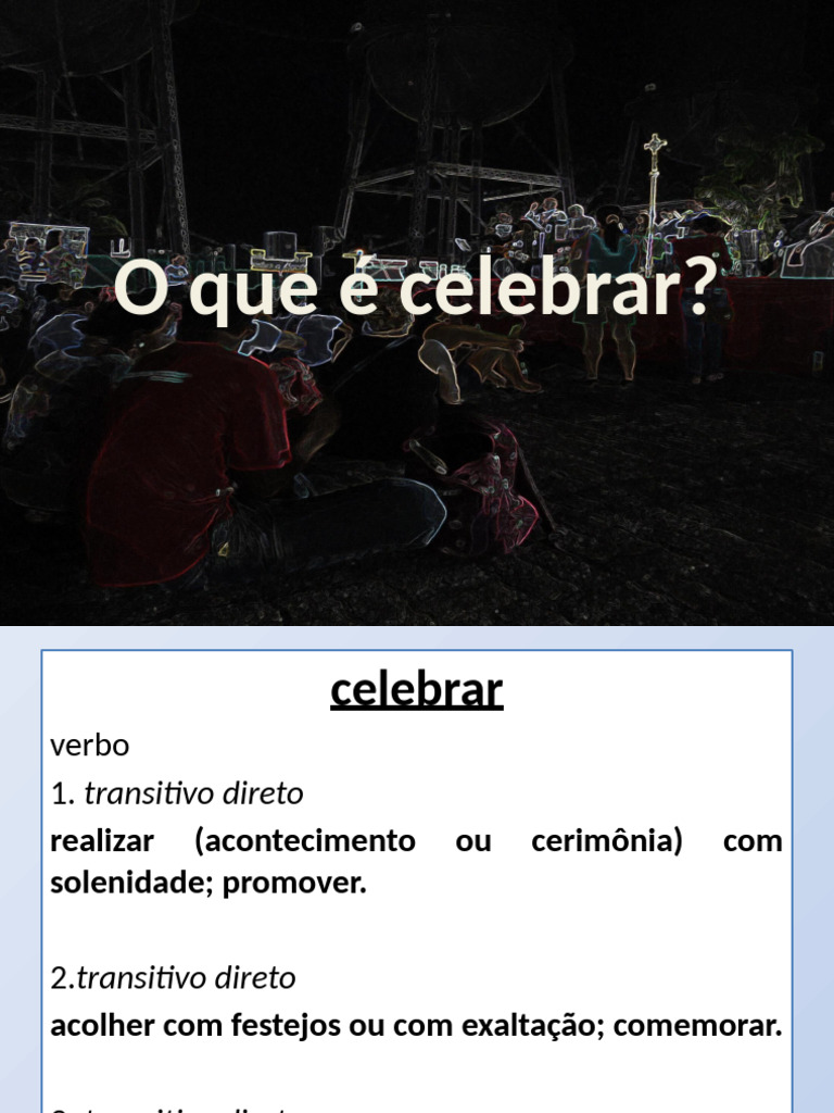 O Significado de Celebrar em Cristo | PDF