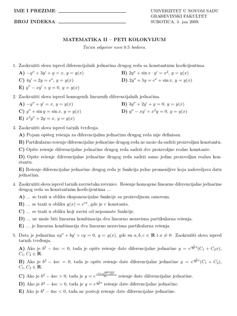 M2 Peti 2009 | PDF
