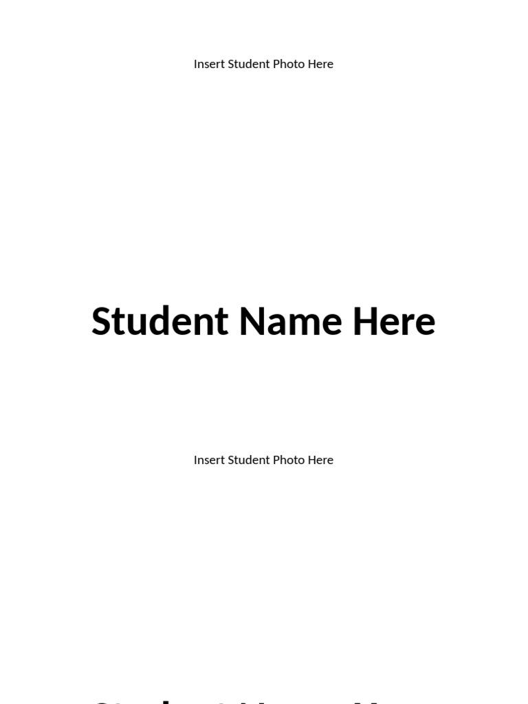 Graduation Presentation Template | PDF