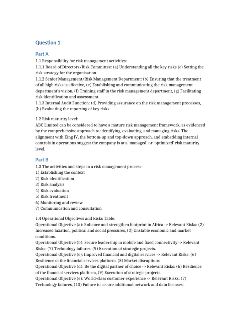 Risk Management Framework Overview | PDF | Risk Management | Risk