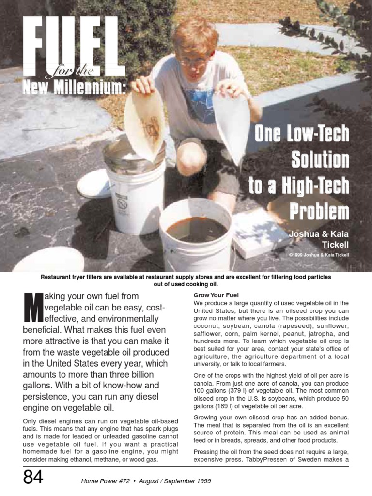 Biodiesel Vegetable Oil 2001 Download Free PDF Vegetable Oil