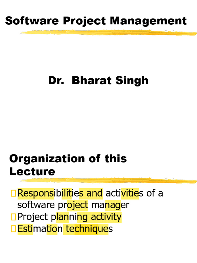Software Project Management Overview | PDF | Computing | Systems ...