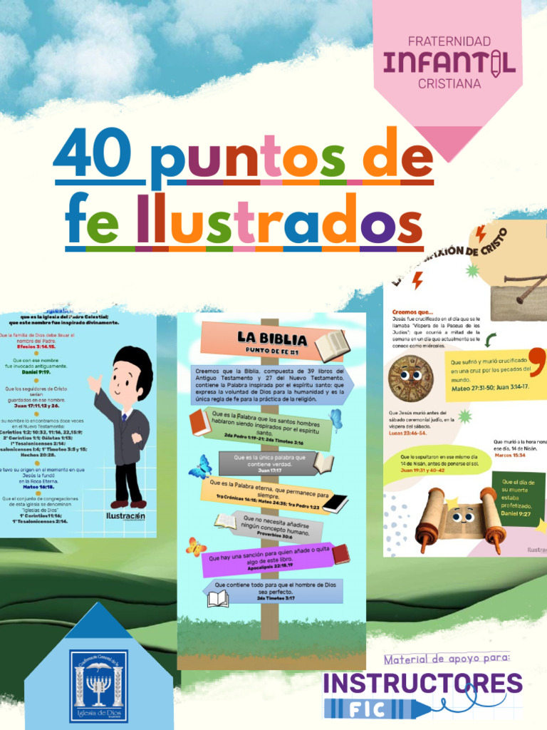 40 Puntos de Fe Cristiana | PDF | Cristo (título) | Religiones abrahámicas