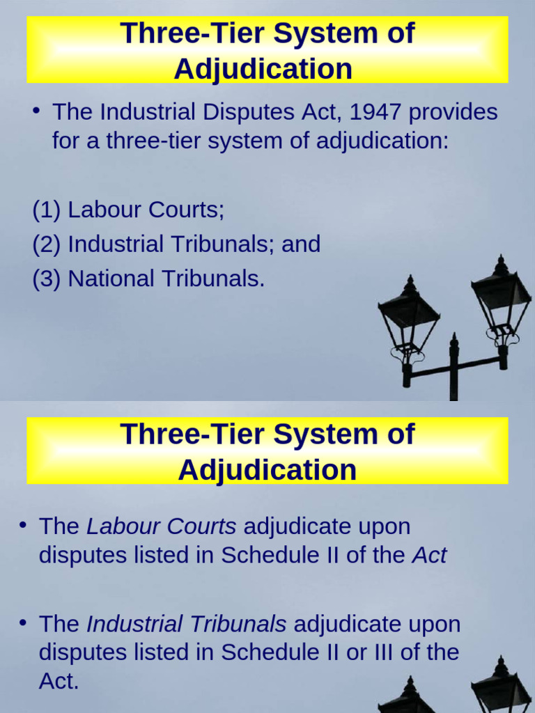 Adjudication-Three Tier 3 | PDF