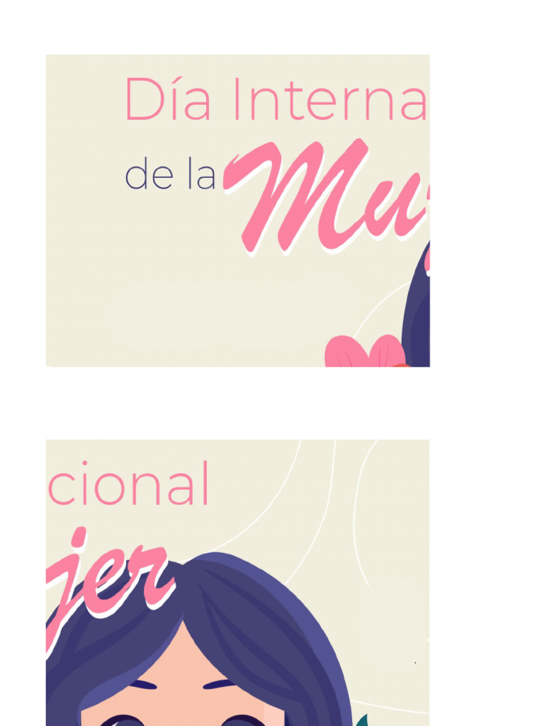 Feliz Día Internacional de La Mujer | PDF