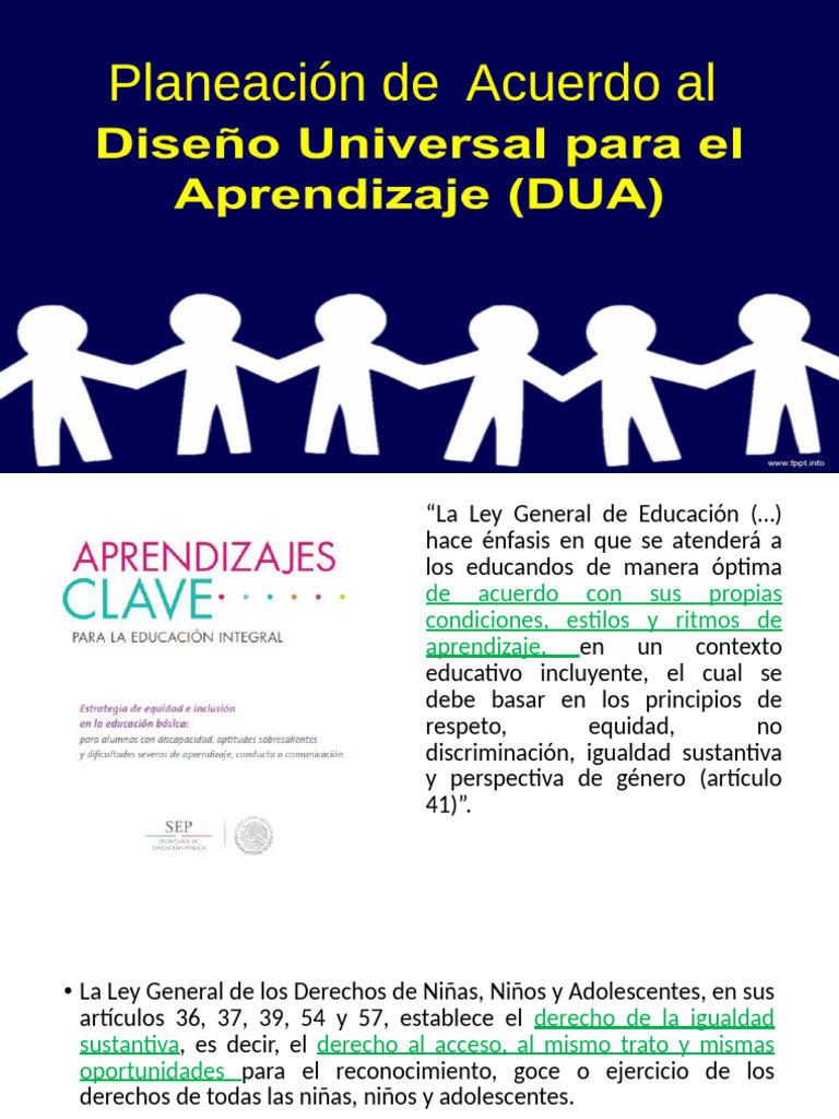 Implementación del DUA en Educación | PDF | Aprendizaje | Cognición