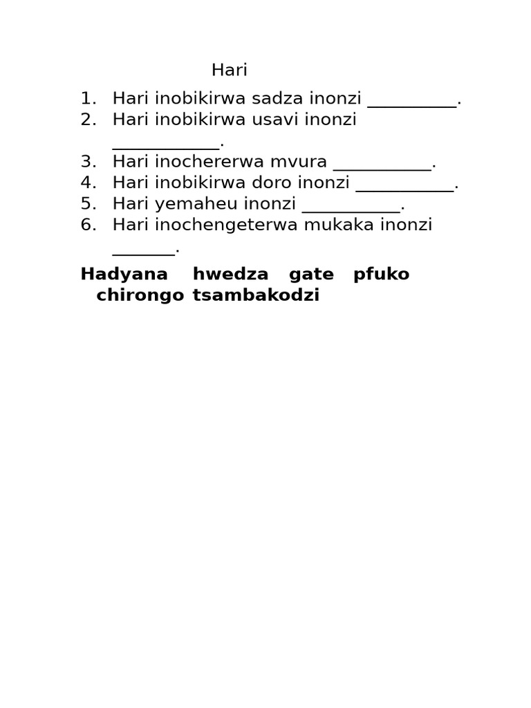 Hari | PDF