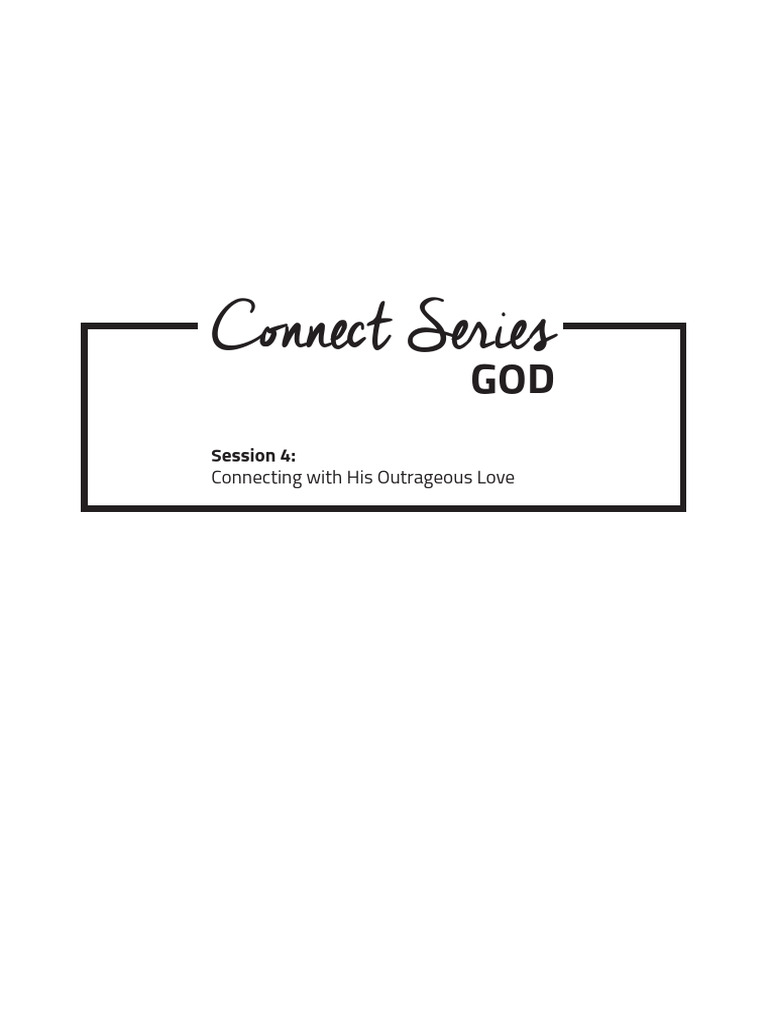 Understanding God's Love and Connection | PDF | Jesus | Grace In ...