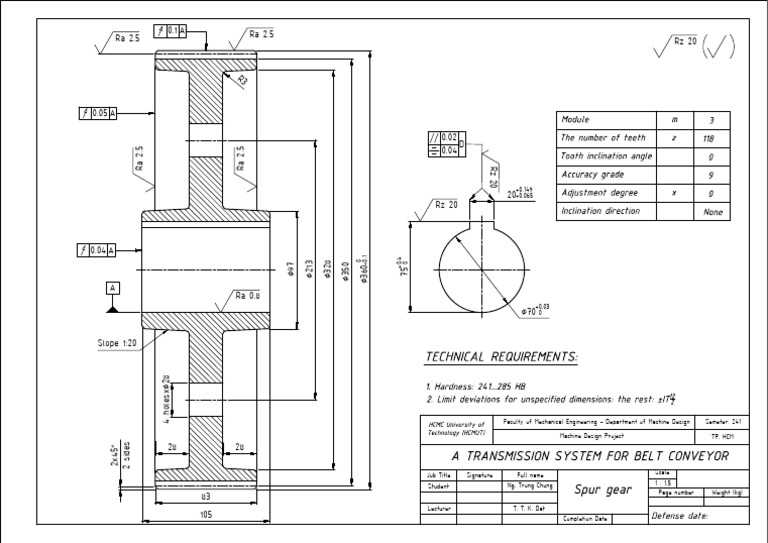 Gear and Screw Design Specifications | PDF | Mechanical Engineering ...