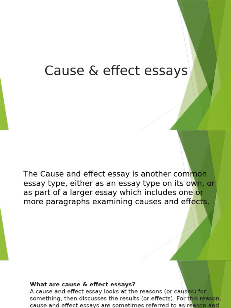 Cause and Effect Essays | PDF | Gender Studies | Gender Equality