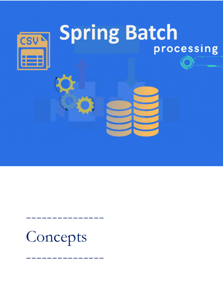 Introduction à Spring Batch en Java | PDF | MongoDB | XML