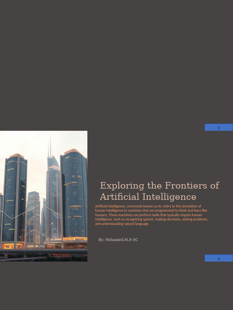 Frontiers of Artificial Intelligence | PDF | Artificial Intelligence ...
