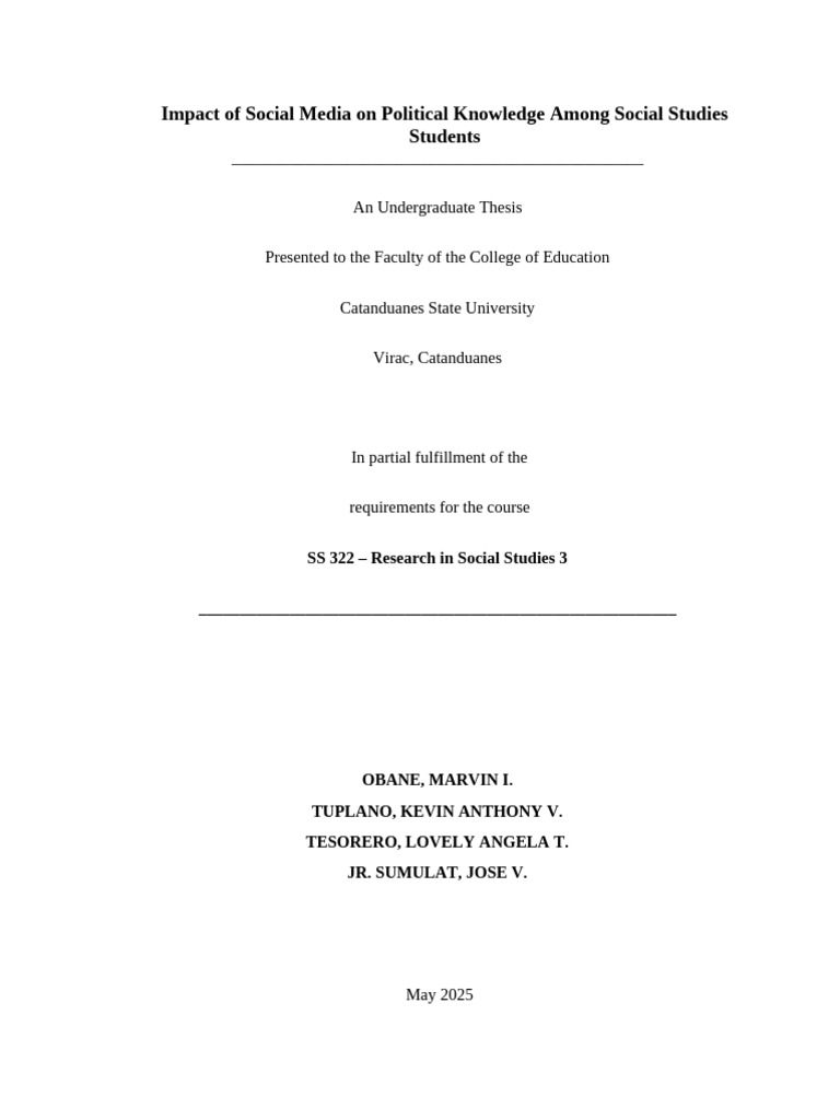 Research Final | PDF | Social Media | Popular Culture & Media Studies