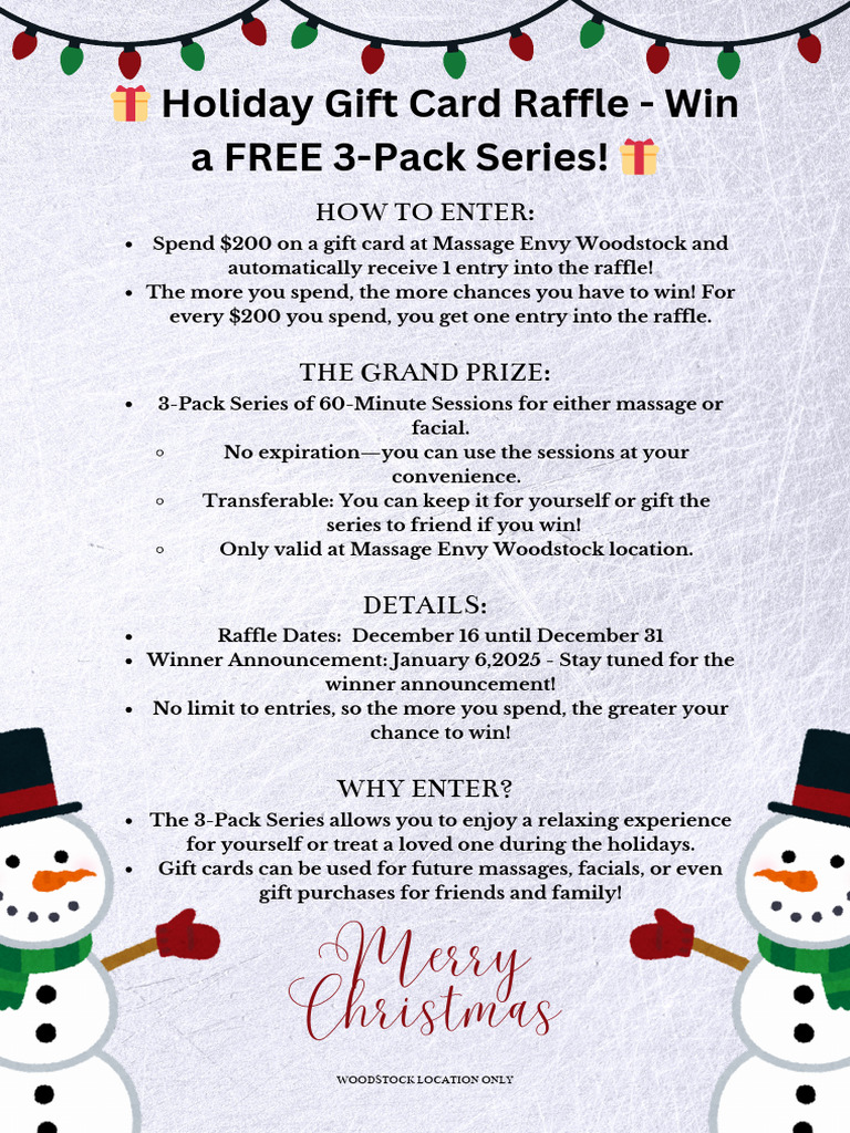 Holiday Raffle 2024 | PDF