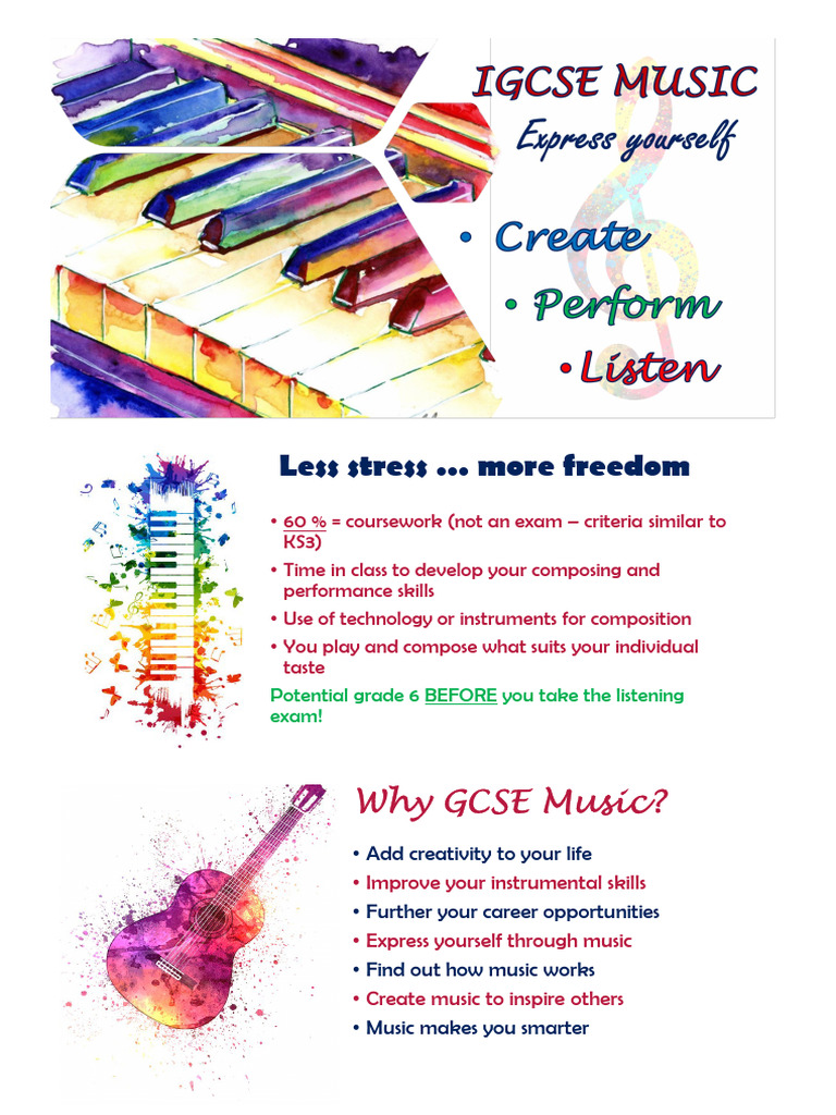 GCSE Music Handout Edexcel | PDF