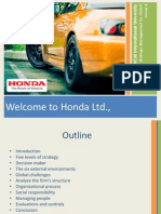 Honda Strategy Presentation