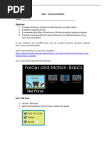 PhET - Forces Motion Basics in html5 10.3.17 | PDF | Force | Mass