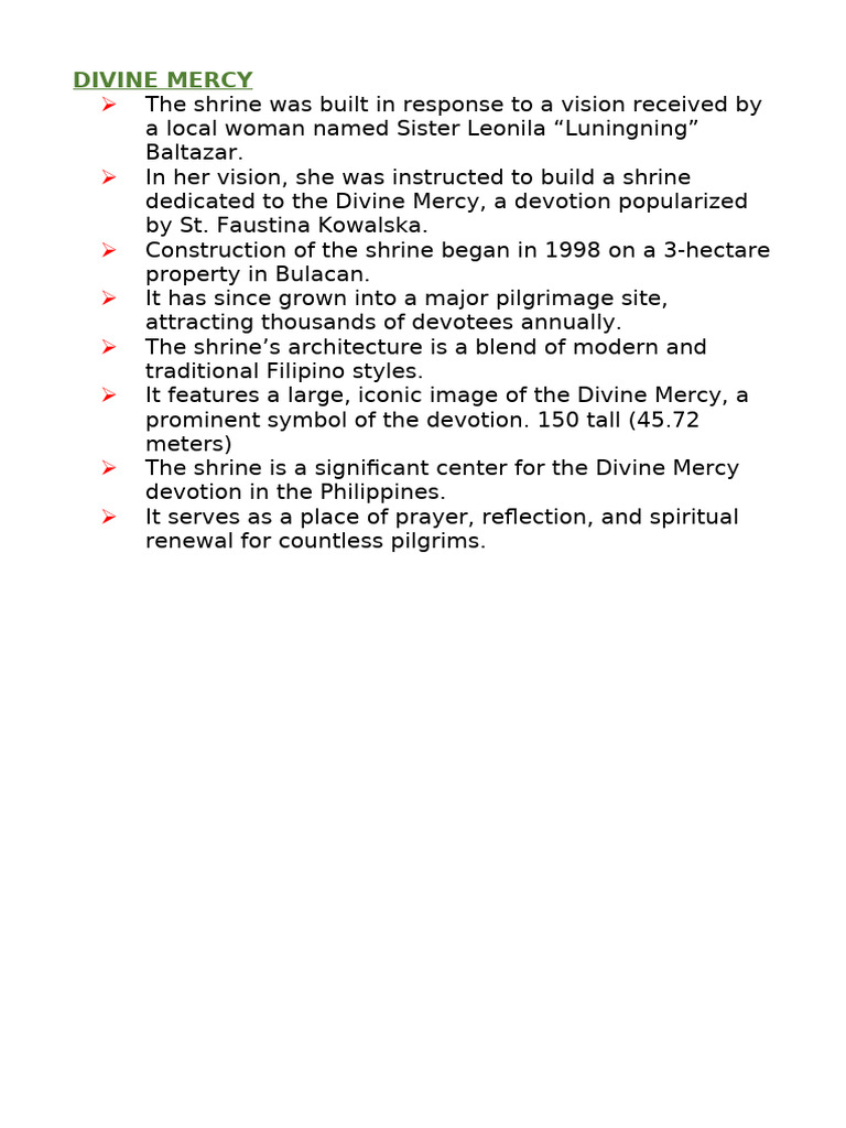 Divine Mercy | PDF