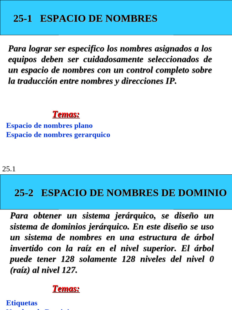 Espacio de Nombres y DNS en Internet | PDF